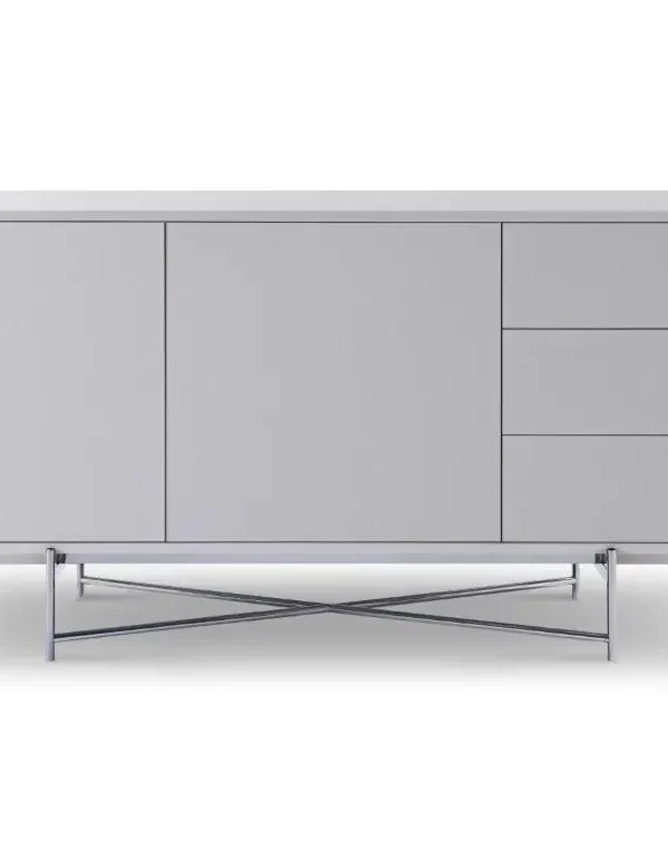 Adriana Large Matt White Buffet Sideboard